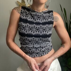 Vintage Y2K Boat Neck Top